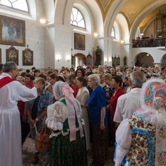 Solenita di Santa Filomena in centro slovacco a Spišské Podhradie 11.8.2019