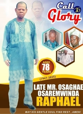 Mr. Raphael Osaremwinda Osaghae