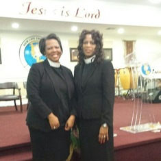 Prophetess Cheryl Comer and Elder Angelyn Kate Davis