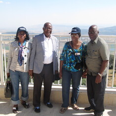 Mum in Israel with dad and close friends Mr and Mrs Jagun