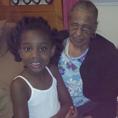 Jamya and Great-Grandma