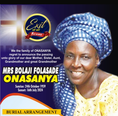 Mrs Bolaji Onasanya And Folarin Onasanya Onasanya
