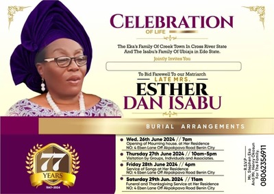 Mrs Esther Affiong Isabu