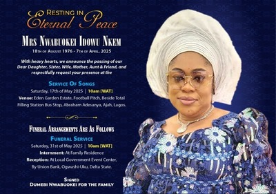 Mrs Idowu Nkem Nwabuokei