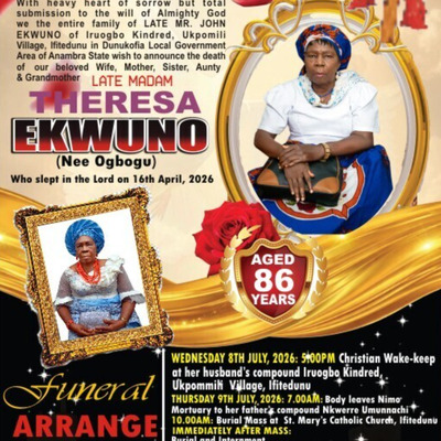 Mrs. Theresa Ekwuno - Ebony Black