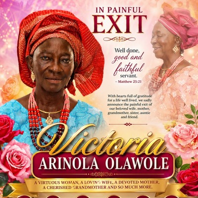 Mrs Victoria Arinola Olawole