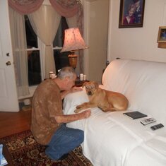 Bill and his Dog Star February 2010