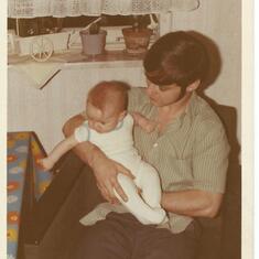 Tammy and proud Dad 1971