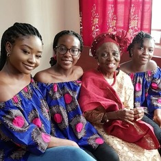 Mum with her grand daughters