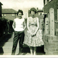 june aged 14  jean aged 16