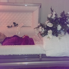 Mom at Funeral Home