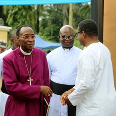OJ welcomes Bishop Ralph Okafor of Ihiala Diocese
