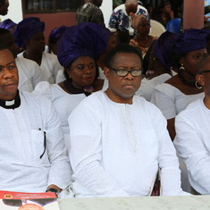 @ Pop's funeral, flanked by Zee & Ifeanyi