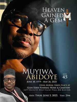 Muyiwa 'Dr Tom' James Abidoye