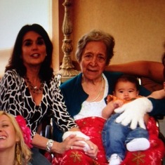 Myriam with Paul's wife Niki and her grandson Noah.