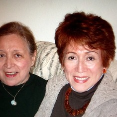Myriam Haarman and her sister Edith in 2004 Alexandria Virginia
