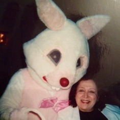 Myriam made friends with everybody and everything Easter Bunny In Virginia