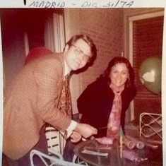 Myriam Vivas Haarman and her late husband Johan T. Haarman Sr. 1974 ❤️