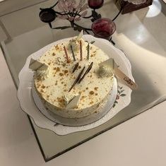 The cake we enjoyed on your birthday 