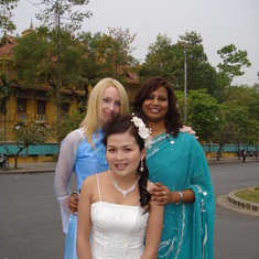 On our wedding day in Vietnam (2007)