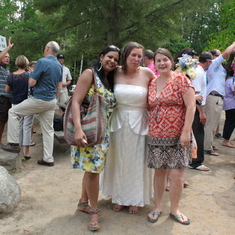 Moni, Katie Wuori, and Leslie: Wedding Day