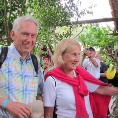 Fred and Nan in Costa Rica in 2016