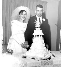 Cutting the cake, 1965