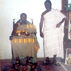 Dad with Dasebre Oti Boateng