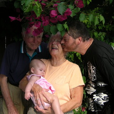 Kirt, Mom, Pop, & Wren, July 2006
