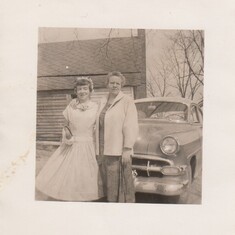 Mom and my Grandmother, Nina Parham in 1954.
