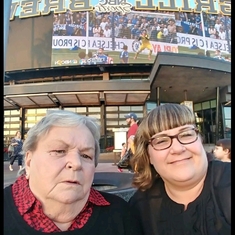 mom and I at Universal