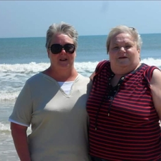 Mom and Suzie in Daytona when they came to visit