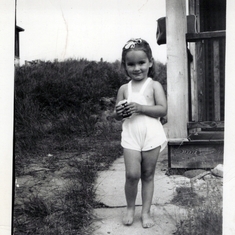 Nancy at Cape Cod circa 1944-45