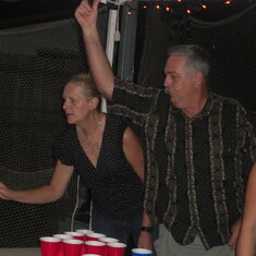 My mom loved playing beer pong with her friends.
