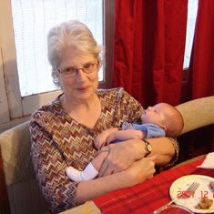Mom and Harrison's first Christmas