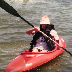 Kayaking on Lake LBJ
