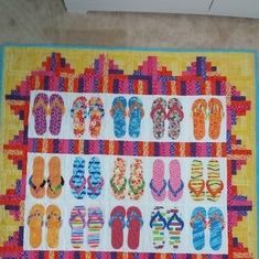 Quilt by Nancy to her granddaughter Clay