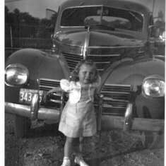 Little Nancy with a car of the day