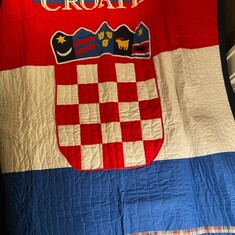 Quilt By Nancy, Croatian themed for Cole