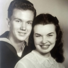 Don & Nancy Williams, August 6, 1950