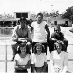 At Grant Union High School pool 1946