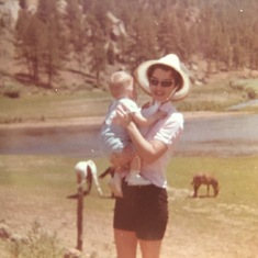 Mom and me in Colorado