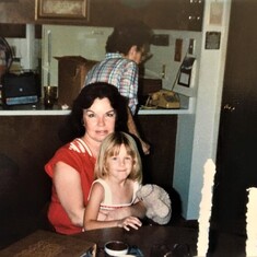 Rachael and her Aunt Nancy, Sacramento 1985