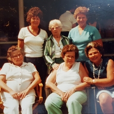 Nan with her Sisters and Aunt Mary