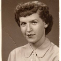 Nancy's senior picture for Holton High Class of 1950