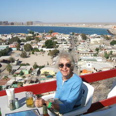 Nancy enjoying Mexico - 2008