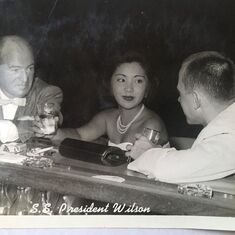 Nancy and Newton circa 1950 in Honolulu