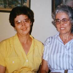 Grandmother hijinks with Mary Bish, 1988