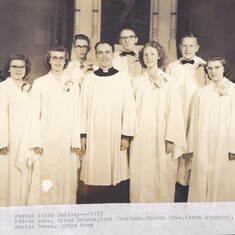 Nap Confirmation (back row left) West Prairie Church