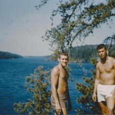 1960 Boundary Waters Trip Jim Bundy, John Falvlb & Nap